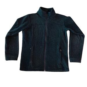 Columbia Boys L 14-16 Dark Grey Full Zip Fleecel